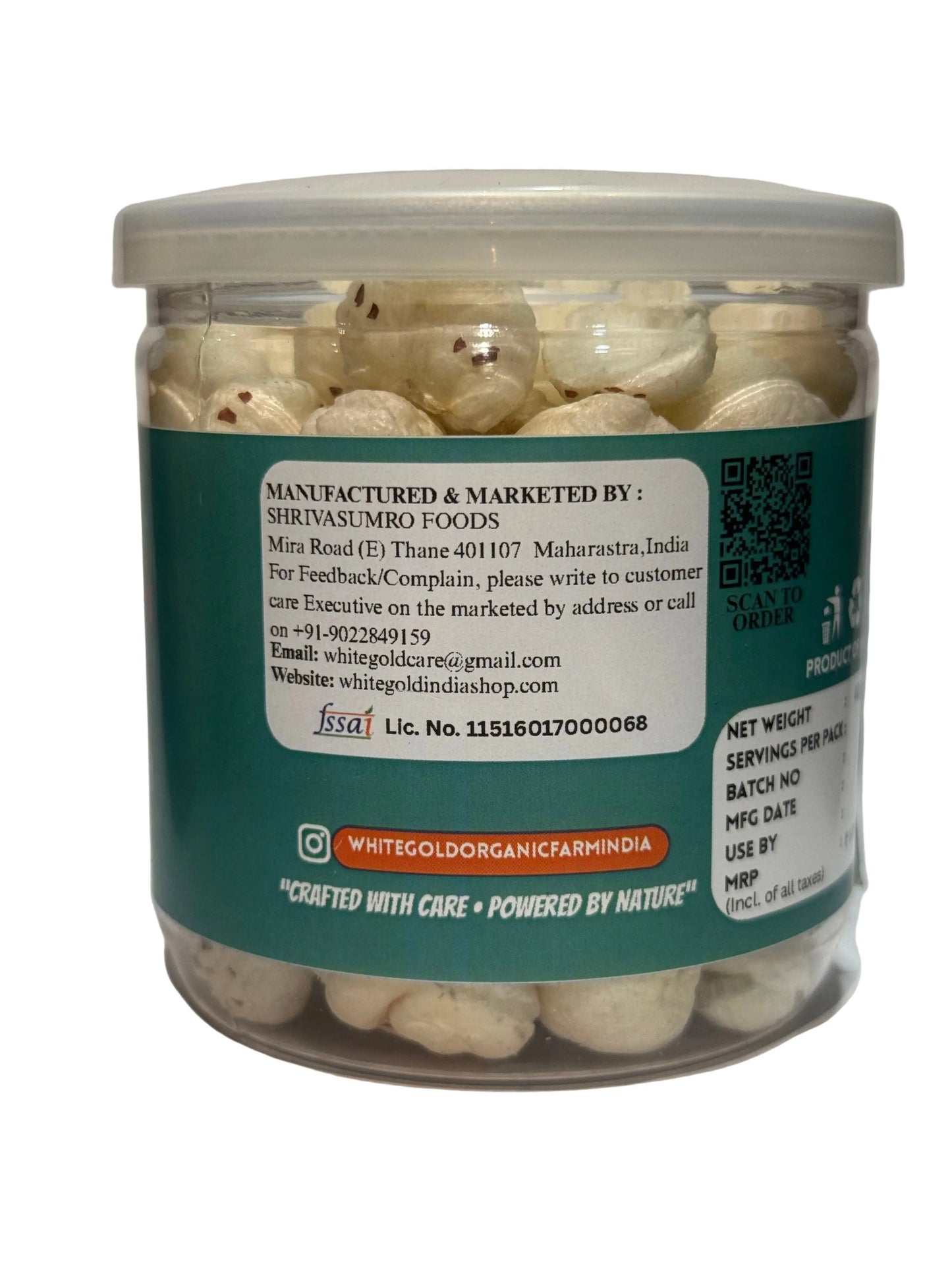 WhiteGold Himalayan Salt Makhana
