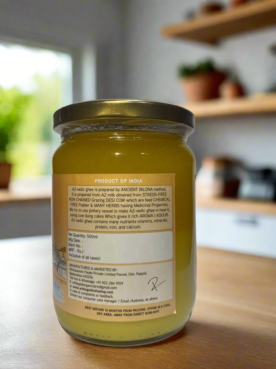 A2 Cow Ghee - Desi Gir Cow