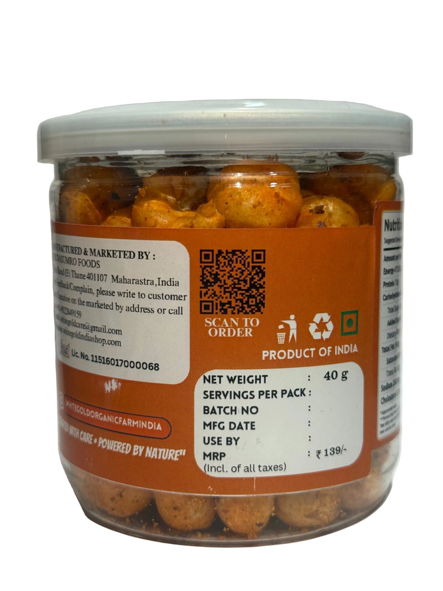 WhiteGold Peri Peri Makhana
